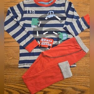 Next I am 6 birthday vehicles cars and London bus pjs / pajamas - size 6-7